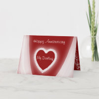 Joyeux Anniversaire Mon Amour Cœur Rouge Romantiqu