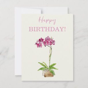 Carte Joyeux Anniversaire Moth Orchard