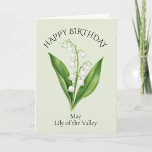Carte Joyeux Anniversaire Muguet de Mai