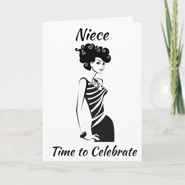 CARTE JOYEUX ANNIVERSAIRE ***NIECE*** VOUS ÊTES "SPÉCIAL (Devant)