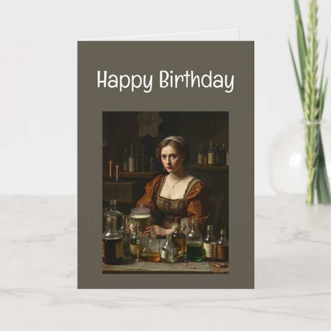 Carte Joyeux Anniversaire Obtenir des médicaments plus â (Devant)