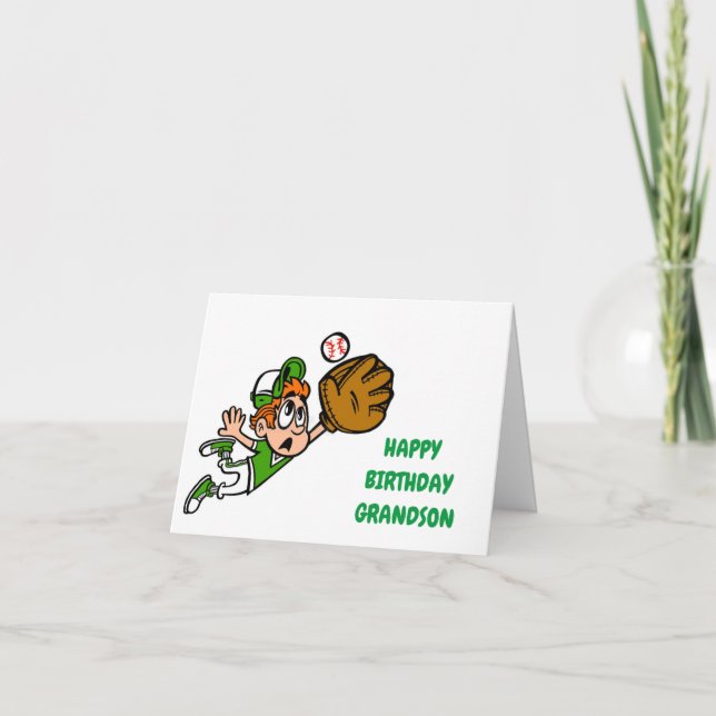 CARTE JOYEUX ANNIVERSAIRE ****PETIT-FILS**** (Devant)