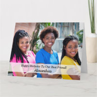 Joyeux Anniversaire Photo Girlfriend Buddy Big Cus