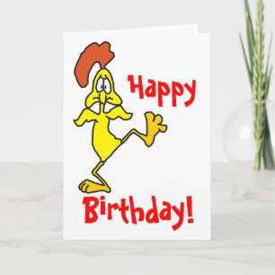Carte JOYEUX ANNIVERSAIRE POULÉ par SHARON SHARPE