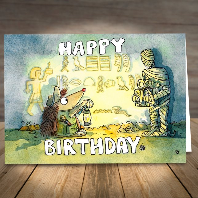 Carte Joyeux anniversaire pour les geeks de l'Histoire p (Créateur téléchargé)