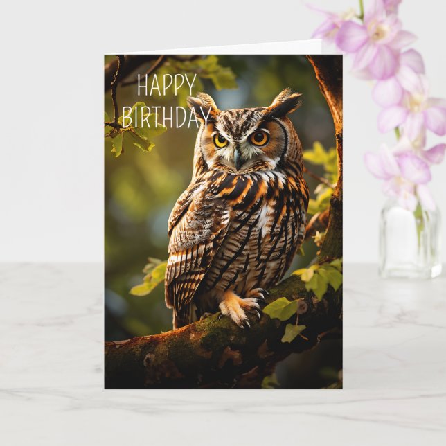 Carte Joyeux anniversaire ! pour tous ceux qui aiment le (Orchidée)