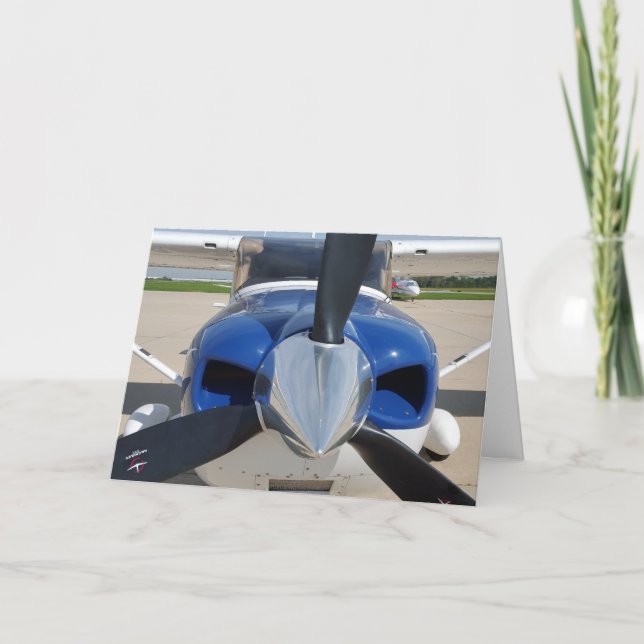 Carte Joyeux anniversaire pour un grand pilote (Devant)