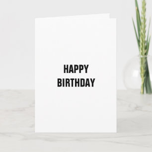 Carte Joyeux Anniversaire POUR VOTRE ANNIVERSAIRE, JE VO