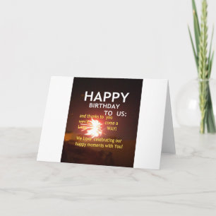 Carte Joyeux anniversaire pour vous