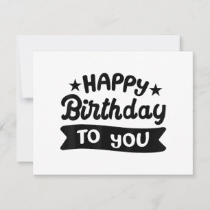 Carte Joyeux anniversaire pour vous