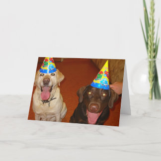 Carte Joyeux anniversaire Prima et Jake