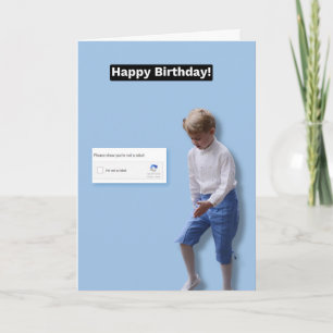 Carte Joyeux anniversaire - Prince George