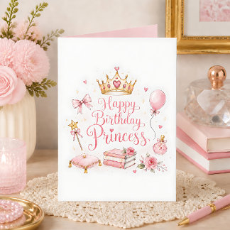 Carte Joyeux Anniversaire Princesse