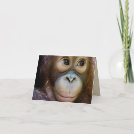 Carte Joyeux Anniversaire Singe !