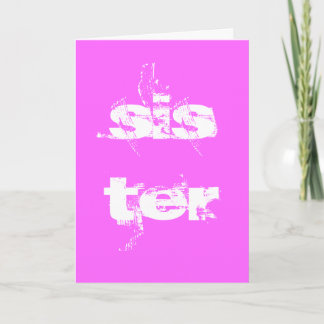 Carte Joyeux anniversaire sœur