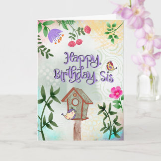 Carte Joyeux Anniversaire Sœur