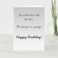 Joyeux Anniversaire Sœur Frère Aîné Humour Drôle