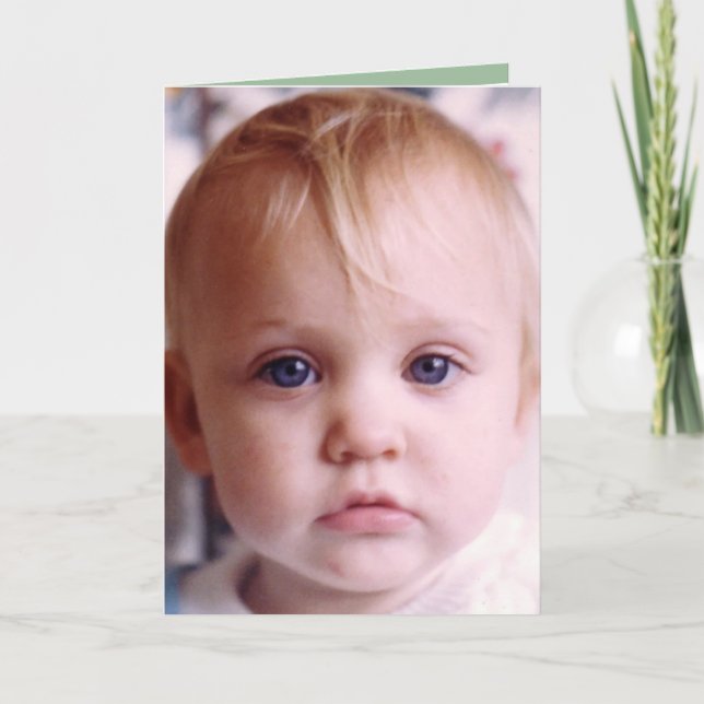 Carte Joyeux anniversaire spécial petit-fille corail (Devant)