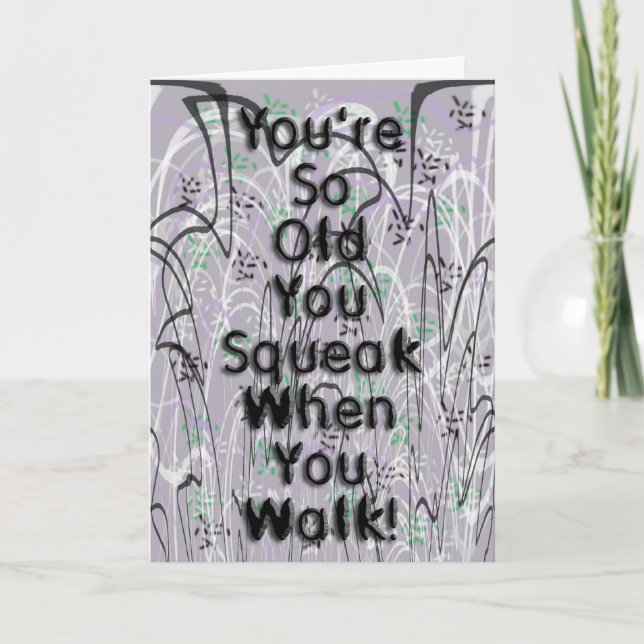 Carte Joyeux Anniversaire Squeaky ! (Devant)