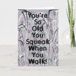 Carte Joyeux Anniversaire Squeaky !