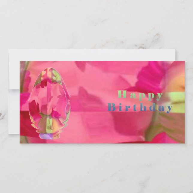 Carte Joyeux Anniversaire Sun Energy Chakra (Devant)