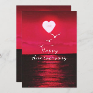 Carte Joyeux Anniversaire - Sunset Love