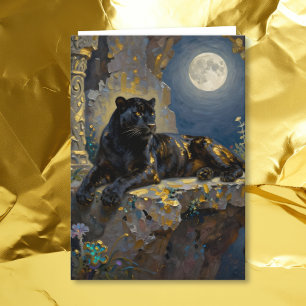 Carte Joyeux Anniversaire sur le thème de Black Panther 