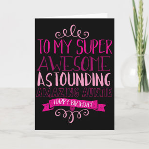 Carte Joyeux Anniversaire Tante
