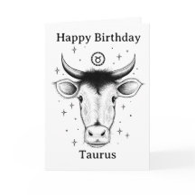 Joyeux Anniversaire Taureau Taureau Dessin à la ma