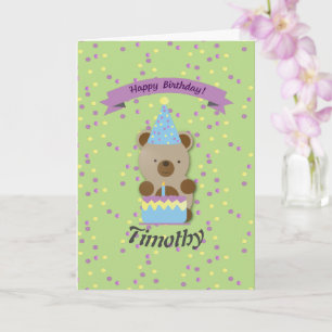 Carte Joyeux Anniversaire Teddy Bear