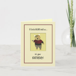 Carte Joyeux Anniversaire Teddy Bear
