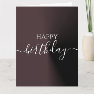Carte Joyeux Anniversaire Texte Simple Personnalisé
