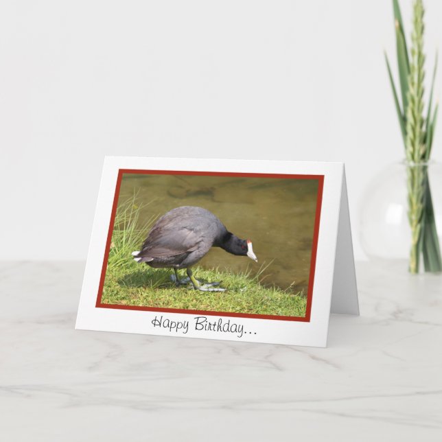 Carte Joyeux Anniversaire-Ton Vieux Pied (Devant)