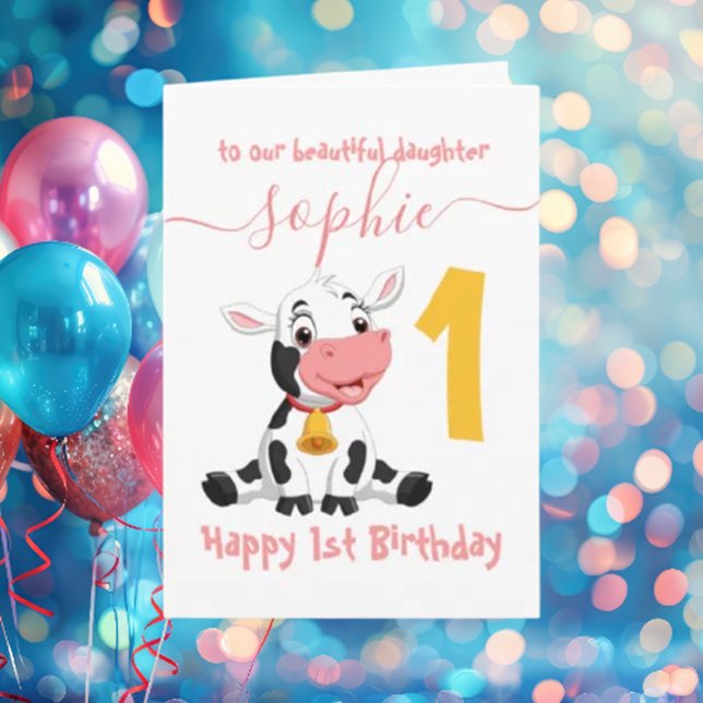 Carte Joyeux Anniversaire Vacheronne Mignonne (If you're looking for something unique and charming, this cow birthday card is a must-see!)