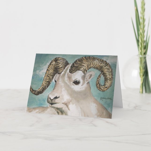 Carte Joyeux Anniversaire, Vielle Chèvre (Devant)