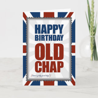 Carte Joyeux Anniversaire Vieux Chap