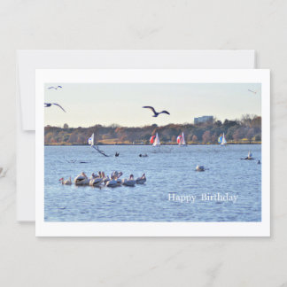 Carte Joyeux anniversaire (White Rock Lake - Dallas)