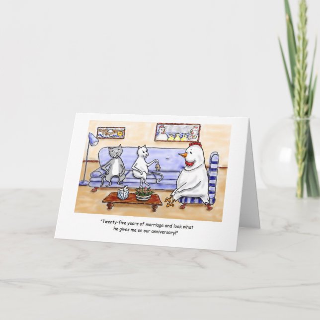 Carte Joyeux Anniversary Cats (Devant)