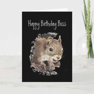 Carte Joyeux Birthday, From all us assted Nuts - Squirl