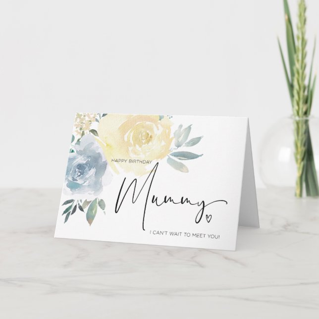 Carte Joyeux cadeau d'anniversaire pour maman d'être à p (Devant)