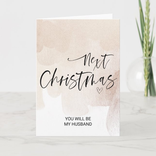 Carte Joyeux cadeau de Noël de voeux pour ami de garçon  (Devant)