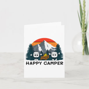Carte Joyeux Camper Ba Marshmallow