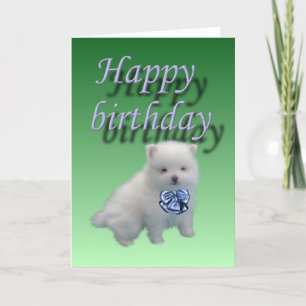 Carte Joyeux chiot d'anniversaire