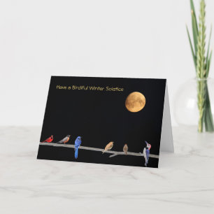 Carte Joyeux congé du solstice d'hiver