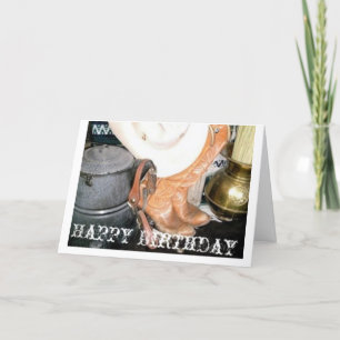 Carte Joyeux Cowboy d'anniversaire