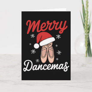 Carte Joyeux Dançemas Professeur de danse de Llet Noël D