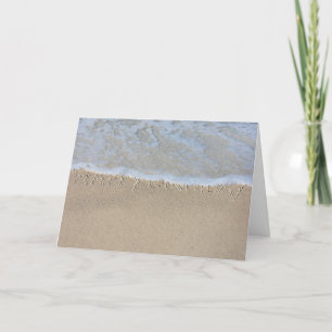 Carte Joyeux demi-anniversaire en bord de mer