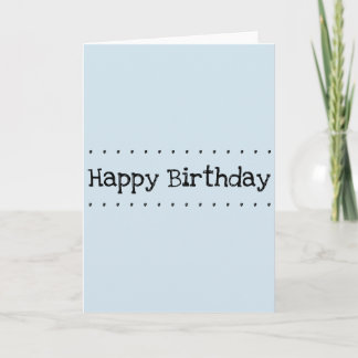 Carte Joyeux design ordinaire d'anniversaire