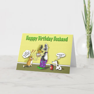 Carte Joyeux époux d'anniversaire