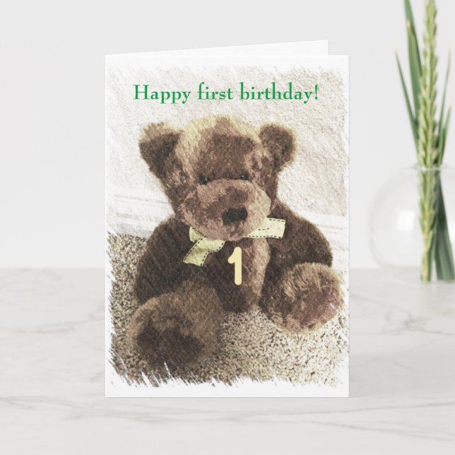 Carte Joyeux ęr anniversaire - garçon ou fille (Devant)